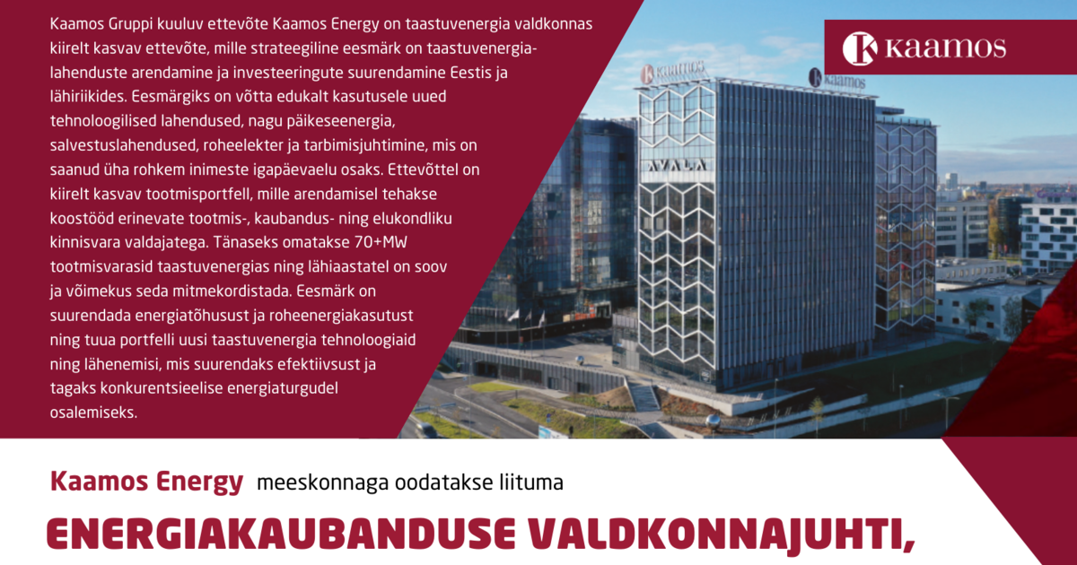 ENERGIAKAUBANDUSE VALDKONNAJUHT