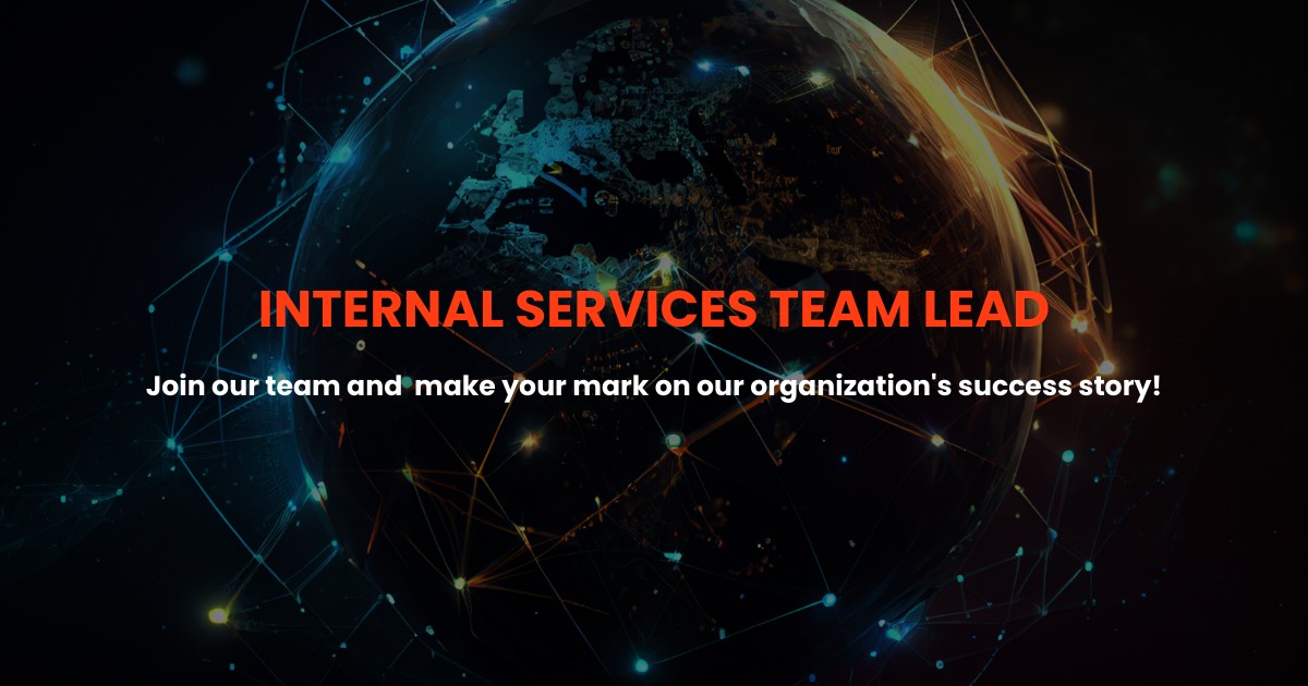 INTERNAL SERVICES TEAM LEAD