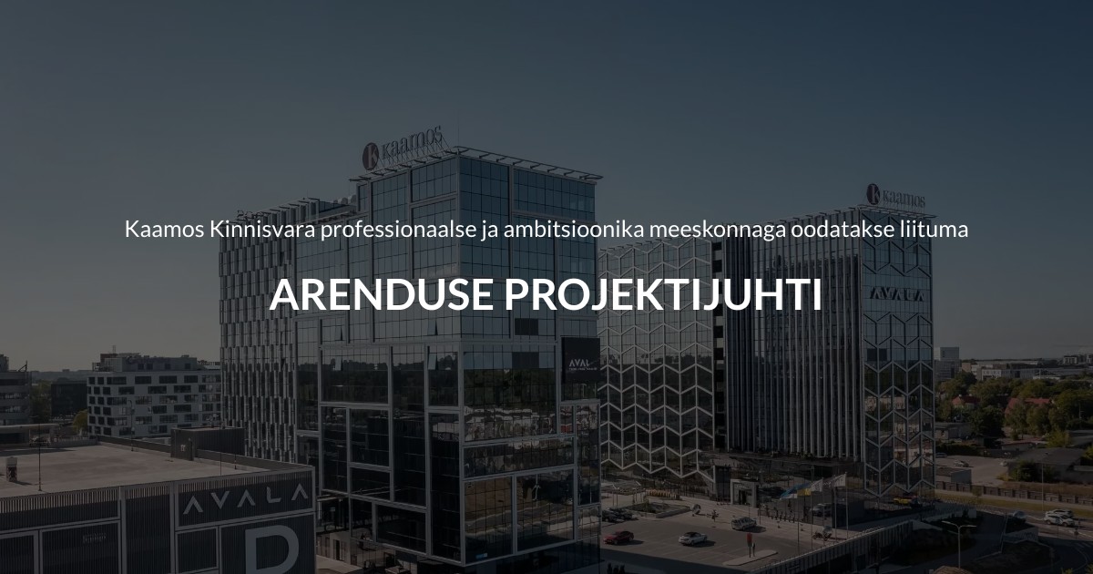 ARENDUSE PROJEKTIJUHT