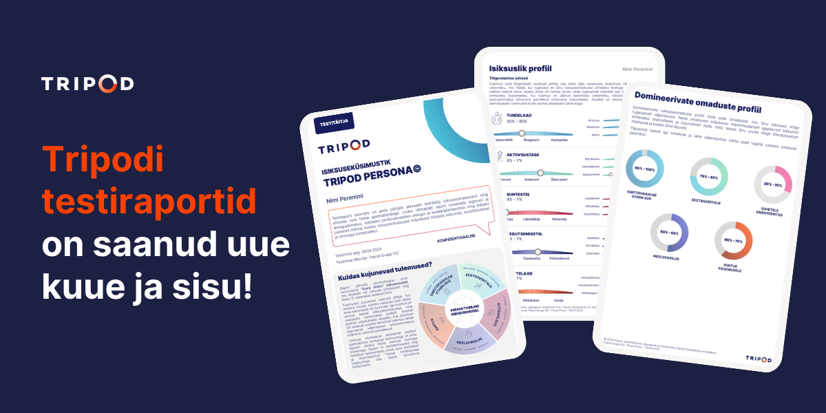 Tripodi testiraportid on täiesti uues kuues! Oleme uuendanud nii raportite disaini kui ka sisu, et muuta need veel selgemaks ja kasutajasõbralikumaks. Muutused 