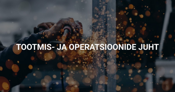 TOOTMISE JA OPERATSIOONIDE JUHT