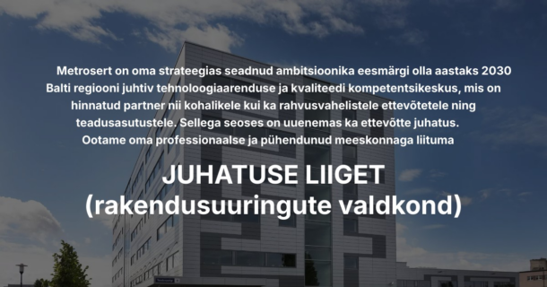 JUHATUSE LIIGE (RAKENDUSUURINGUTE VALDKOND)
