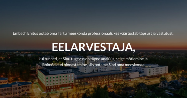 EELARVESTAJA (TARTU)