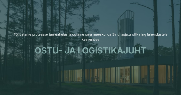 OSTU- JA LOGISTIKAJUHT