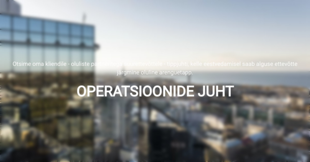 OPERATSIOONIDE JUHT