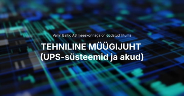 TEHNILINE MÜÜGIJUHT